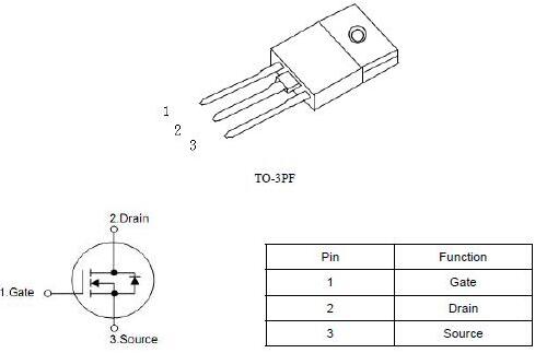 開(kāi)關(guān)電源MOS管,KNX42150A,2.8A/1500V