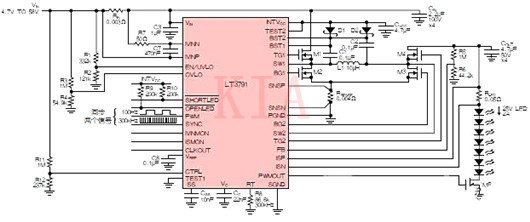 【圖文】同步升降壓LED驅動電路設計方案-KIA MOS管