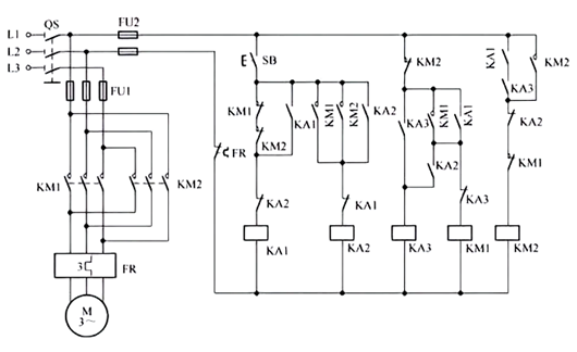 電動機(jī)正反轉(zhuǎn)電路圖
