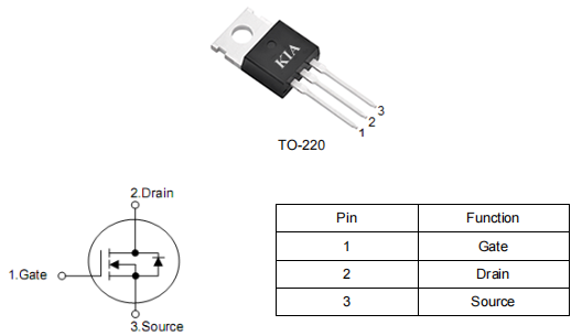 供電mos管,50n06,50a60v,KIA50N06BP場效應管-KIA MOS管