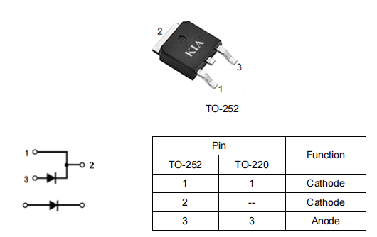 快恢復二極管frd,08tb60二極管,600v快恢復管,KIA08TB60DD?-KIA MOS管