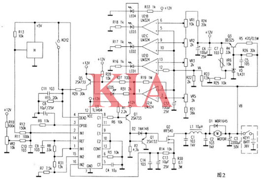 電動車,有刷控制器,電路