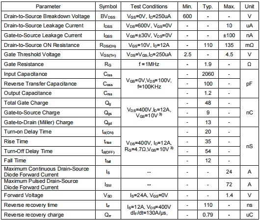 600v24a mos,KLM60R135BD