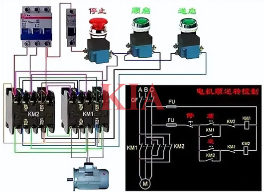 電動機正反轉接線